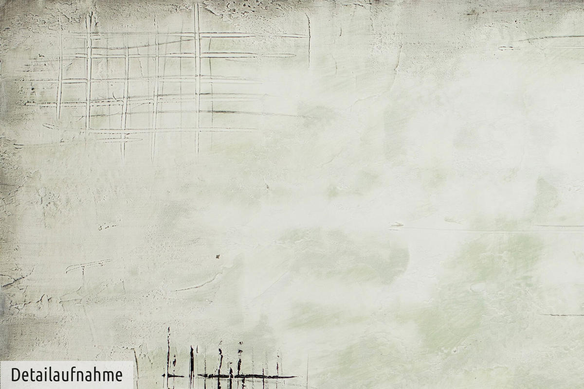 ACRYLBILD HANDGEMALT 80/80 cm - Beige/Grau, Holz/Textil (1.56/80cm) - KUNSTLOFT
