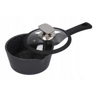 SCHMORPFANNE Black Stone Schwarz 18/37/10.5 cm Metall - Schwarz, Metall (18cm) - Mondex