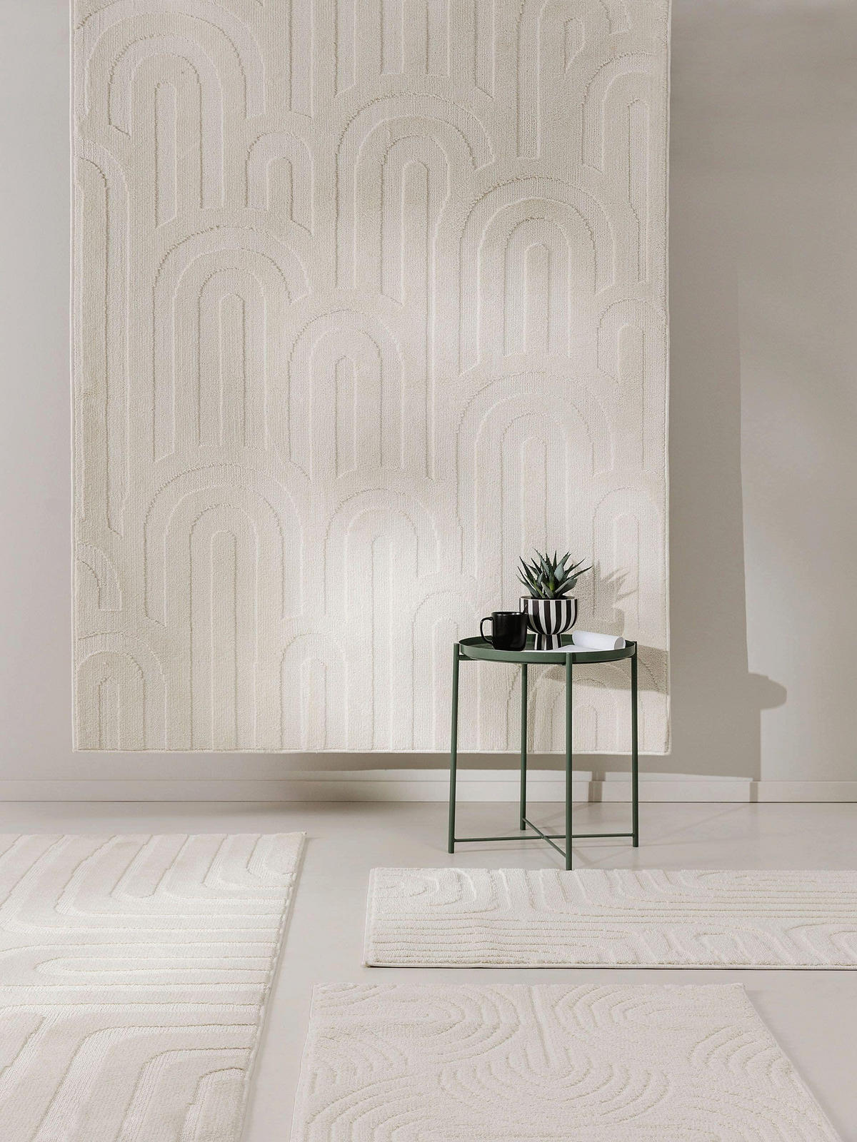 TEPPICH Paloma Cream 160x230 cm - Creme, Textil (160/230cm) - benuta Pop