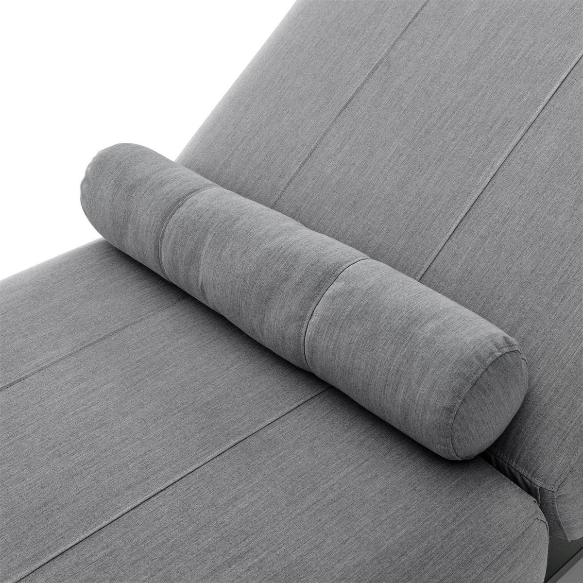 SONNENLIEGE TROPEA schwarz, dunkelgrau - Schwarz, Kunststoff (213/32/91cm) - IDIMEX