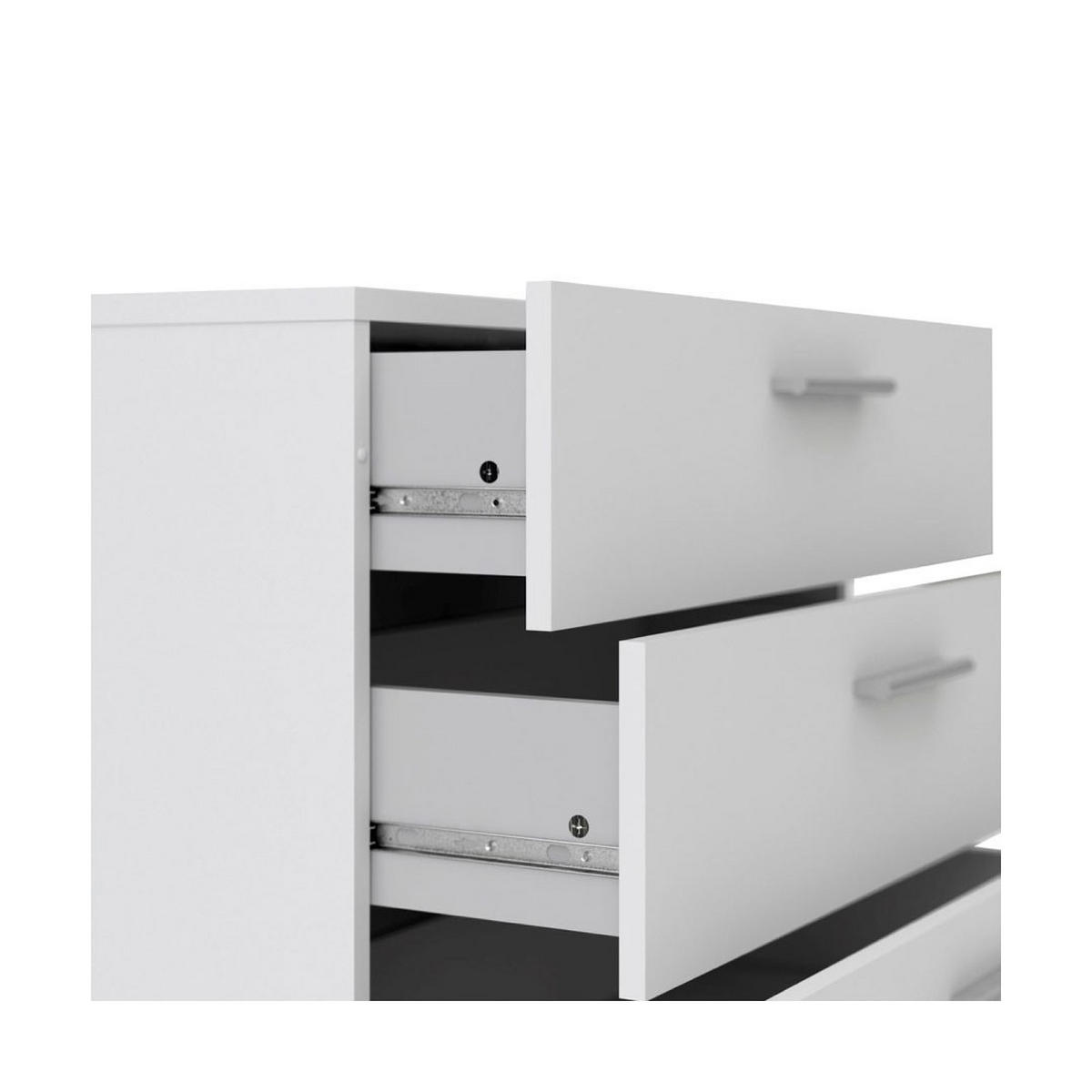KOMMODE Weiß - Weiß, Holzwerkstoff (80/68/40cm) - ebuy24