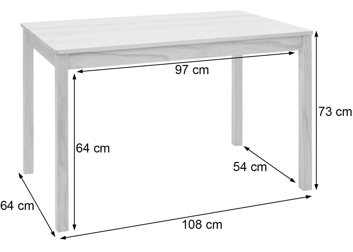 JEDILNI SET Dekor borovine - barve bora/rjava, les - MCW