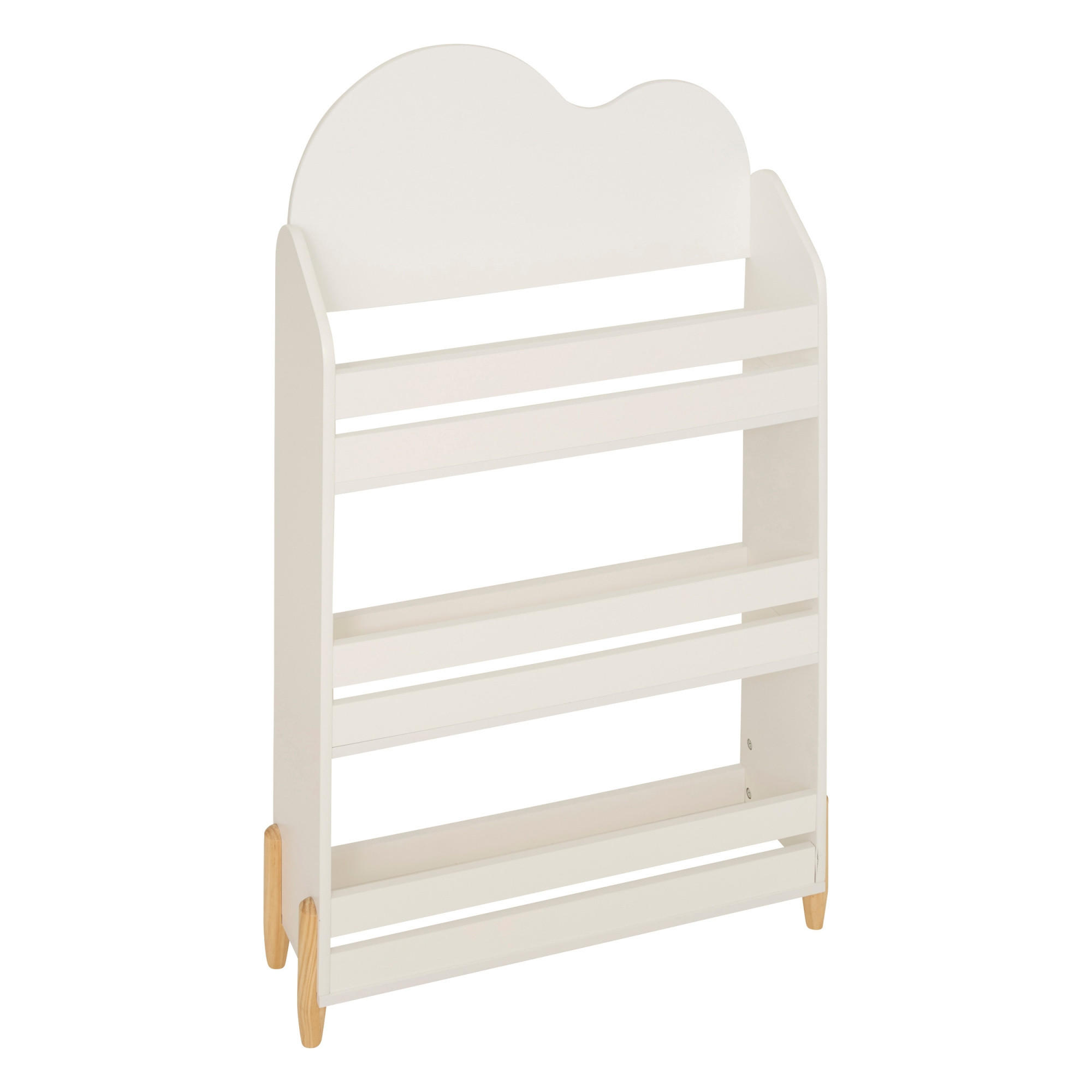 Atmosphera for kids Kinder-Bücherregal Weiß 18.5x100x61.5 cm