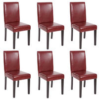 ESSZIMMERSTUHL Bordeaux 6er-Set - Bordeaux, Textil (43/90/56cm) - MCW