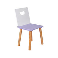 KINDERSTÜHLE Weiß Lila 33/35/60 - Weiß, Holz (33/60/35cm) - Mobili Rebecca