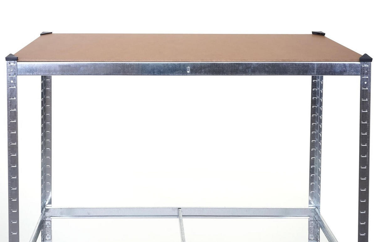 REIFENREGAL Silbergrau, Braun - Braun/Grau, Metall (120/180/40cm) - MCW