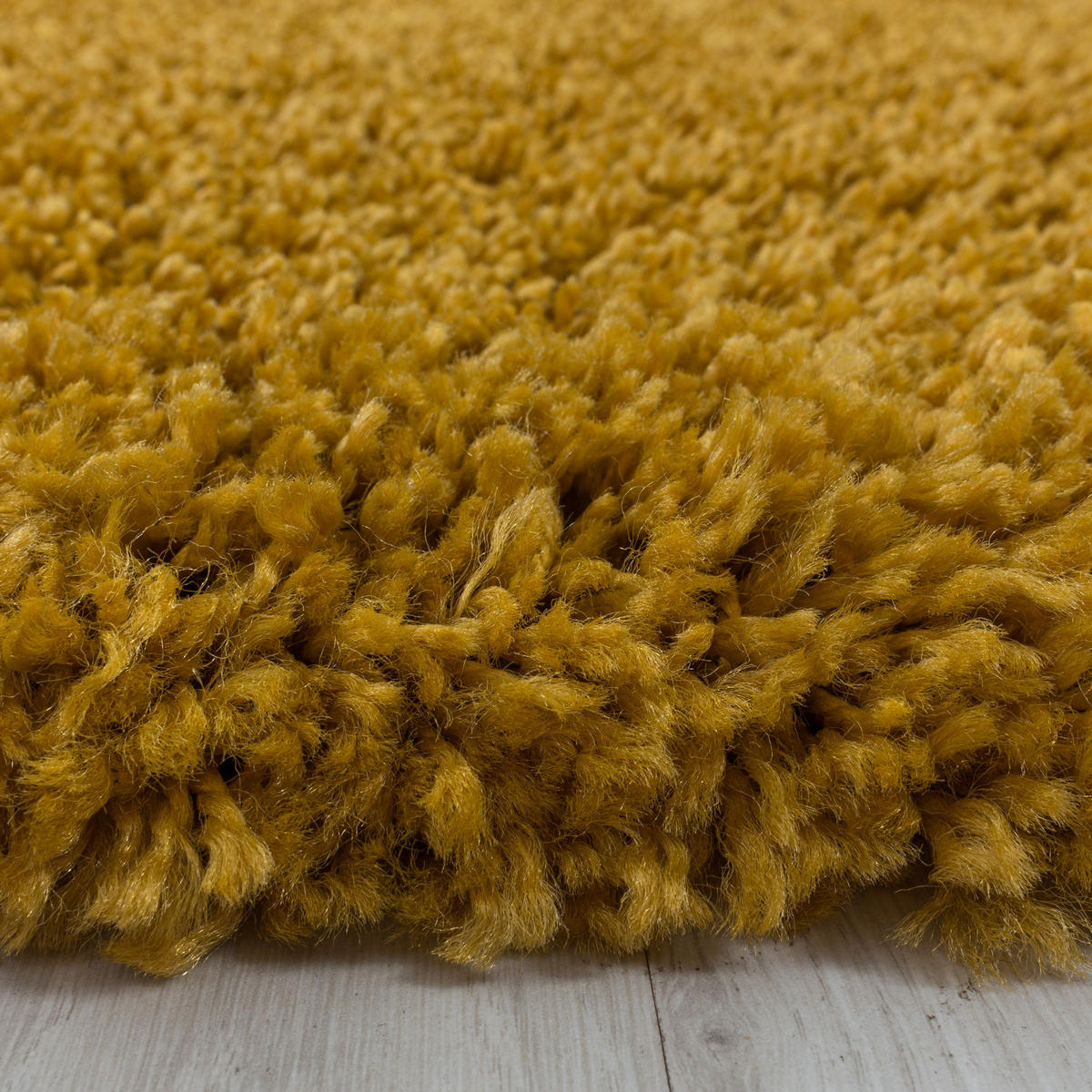 TEPPICH Hochflor Shaggy Uni-Look Polypropylen Wohnzimmer Gold Rechteckig 300x400 - Goldfarben, Textil (300/400cm) - KADIMA DESIGN