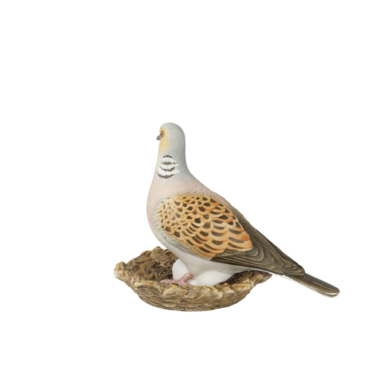 SKULPTUR Turteltaube Klein, Vogel des Jahres 2020, Porzellan, Bunt, 9.5 cm - Multicolor, Keramik (8.5/9.5/12cm) - Goebel