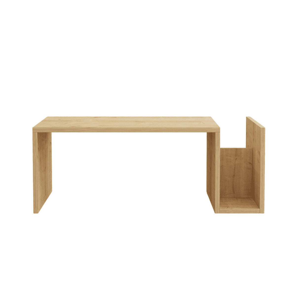 COUCHTISCH - memo 86,8/50/32,4 cm - Eichefarben, Holzwerkstoff (86.8/50/32.4cm) - Calicosy