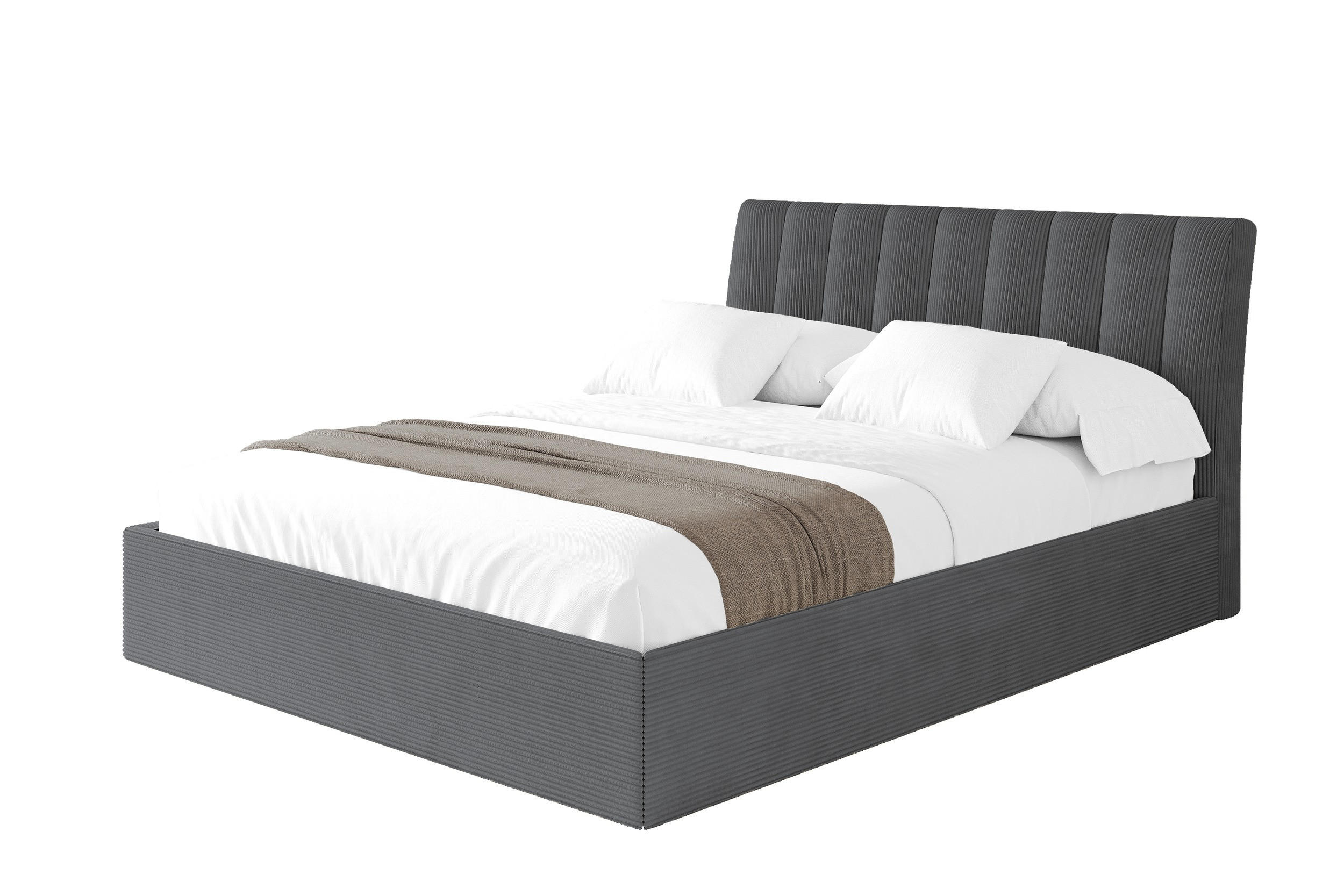 Altdecor Polsterbett Anthrazit 140x200 cm