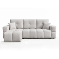 ECKSOFA BUENO mit Schlaffunktion und Bettkasten Dunkelgrau - Dunkelgrau, Kunststoff/Textil (250/148cm) - Idohome