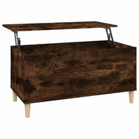COUCHTISCH Räuchereiche 90x44,5x45 cm Holzwerkstoff - Braun, Holzwerkstoff (44.5/90/45cm) - furnicato