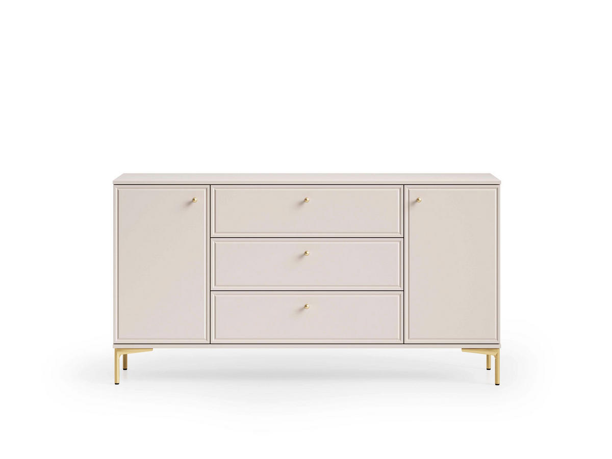 KOMMODE – 160 cm – Sandro – Sandfarben - Sandfarben, Holzwerkstoff (160/85/40cm) - hi-markt