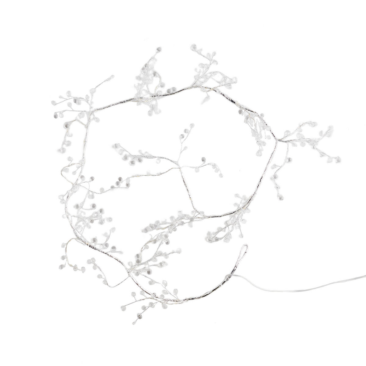 LICHTERKETTE Elof, transparent, 150 cm, Dekorative Weihnachtsdeko - Transparent, Kunststoff (150cm) - home&you