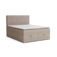 BOXBETT DAGA 200/200 in Beige - Beige, Holz/Holzwerkstoff (200/200cm) - Deine Möbel 24