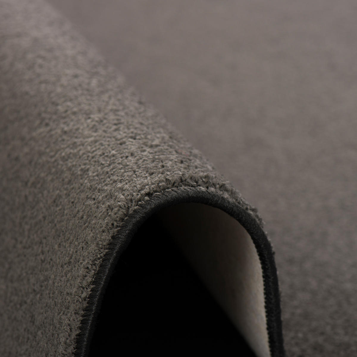 HOCHFLOR VELOURS LÄUFER TEPPICH LUNA - Anthrazit, Textil (100/400cm) - Snapstyle