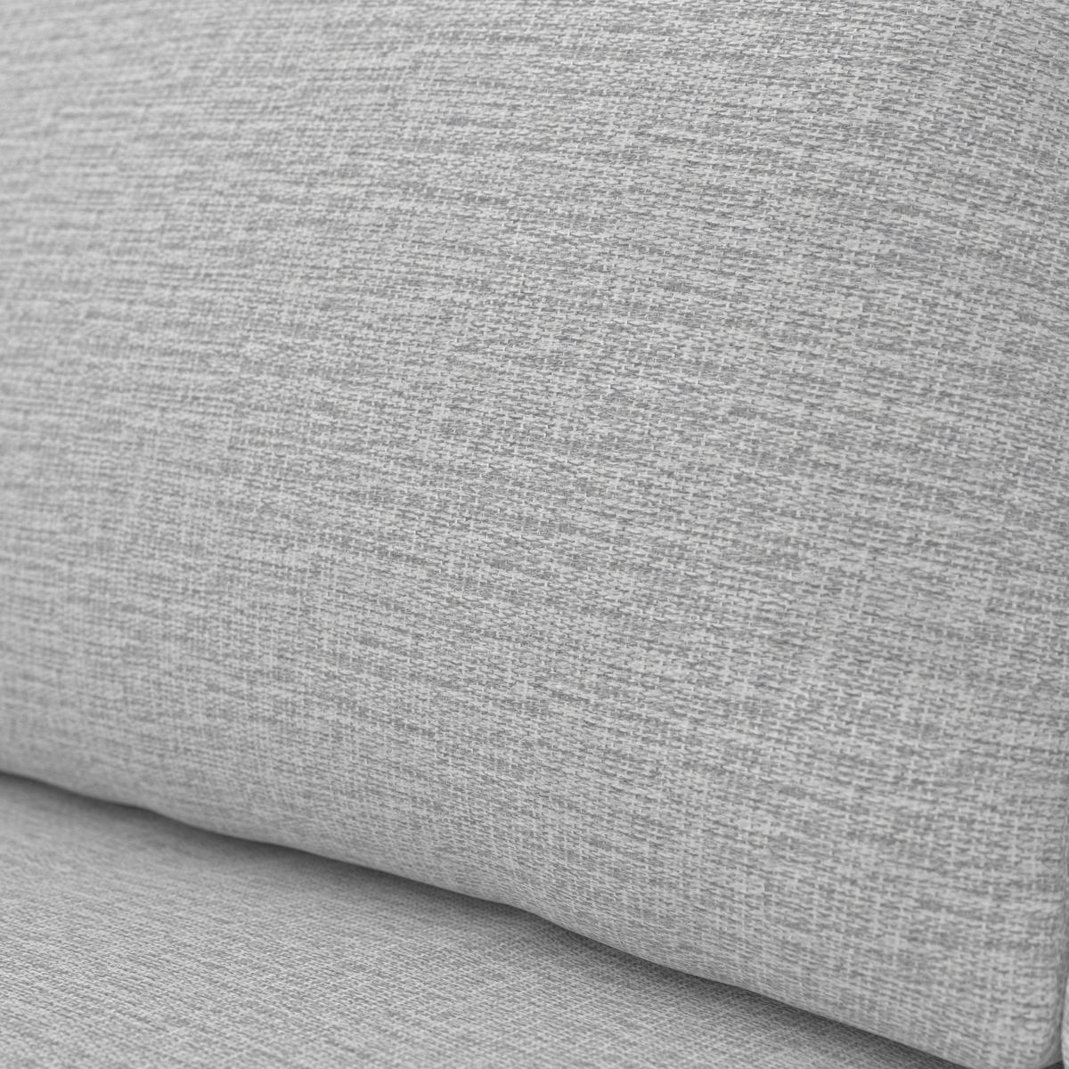 LOUNGEGARNITUR Sofia Hellgrau Outdoorstoff/Metall +Abdeckung - Hellgrau, Metall - Bessagi Garden