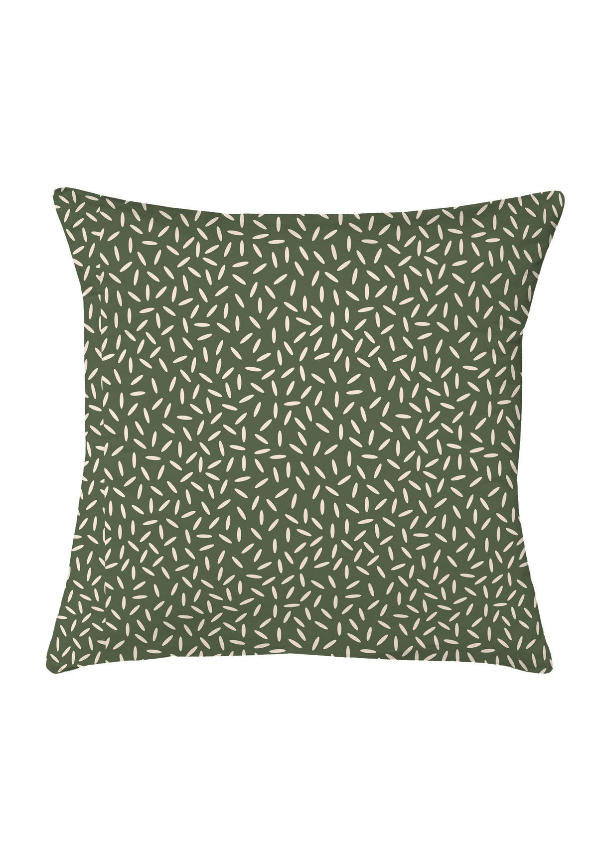 BETTWÄSCHE-GARNITUR Renforcé Geometrie fichte, 135x200 cm + 80x80 cm - Dunkelgrün, Textil (135/200cm) - Daniel Hechter