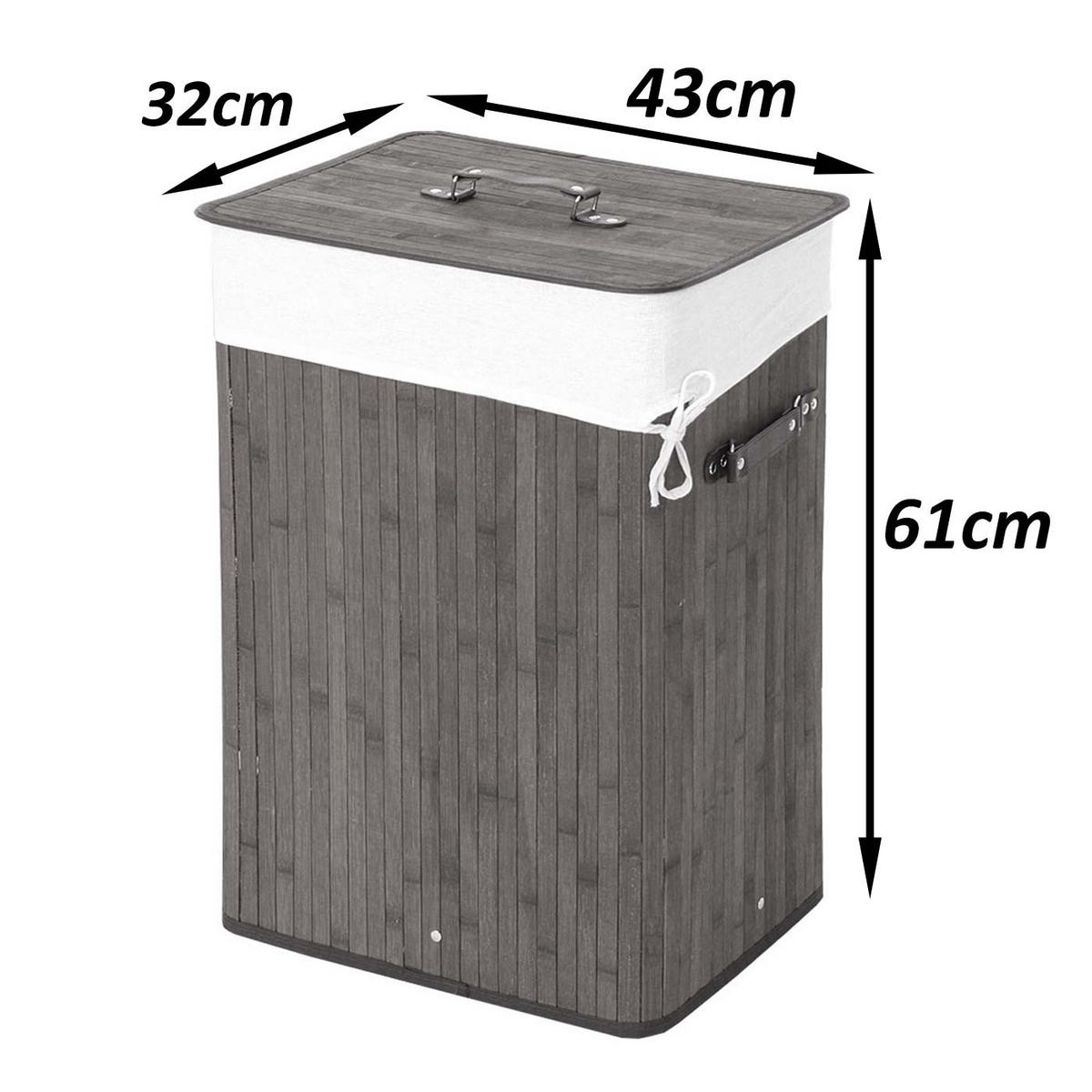 KOŠ NA PRÁDLO Bílý, krémově bílý - bílá/krémová, textil (43/61/32cm) - MCW