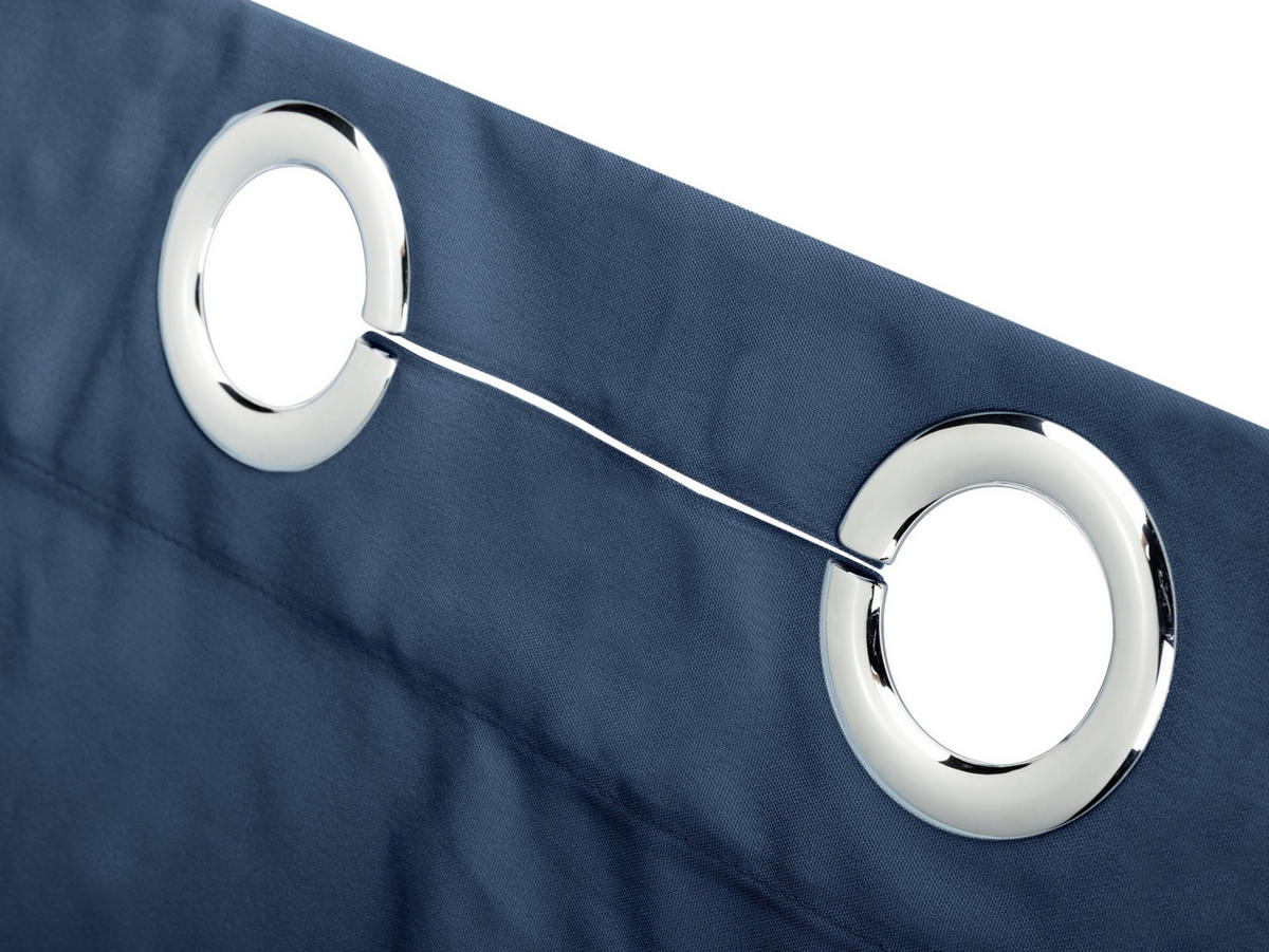 DUSCHVORHANG Polyester - Dunkelblau, Textil (180/200cm) - Tom Tailor