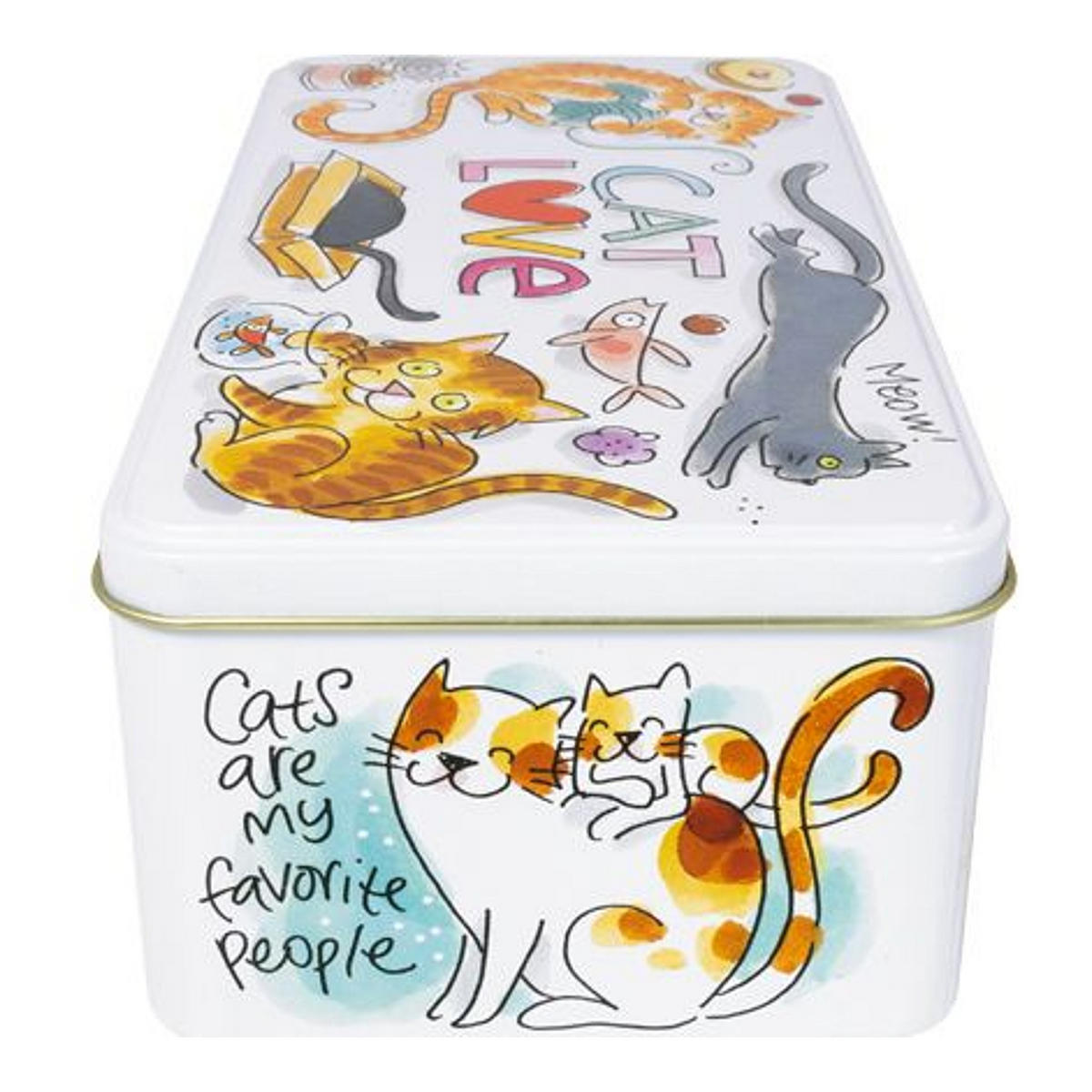 DOSE Katzenliebe in Bunt - 19,5 x 10,5cm - Multicolor, Metall (10.4/7/19.5cm) - Blond Amsterdam