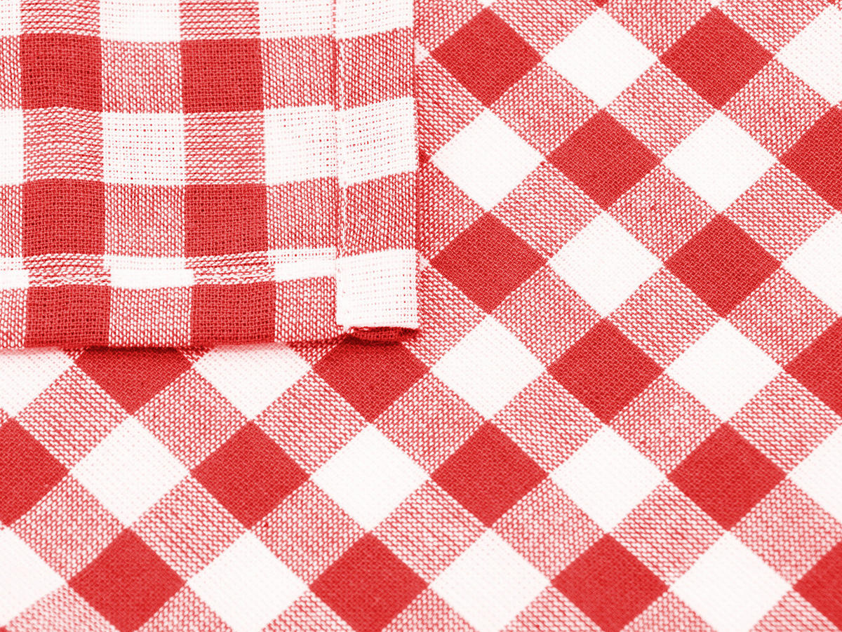 STOFFSERVIETTEN, 6er-Set, 45x45 cm, 100% Baumwolle, Rot - Rot, Textil (45/45cm) - Zollner