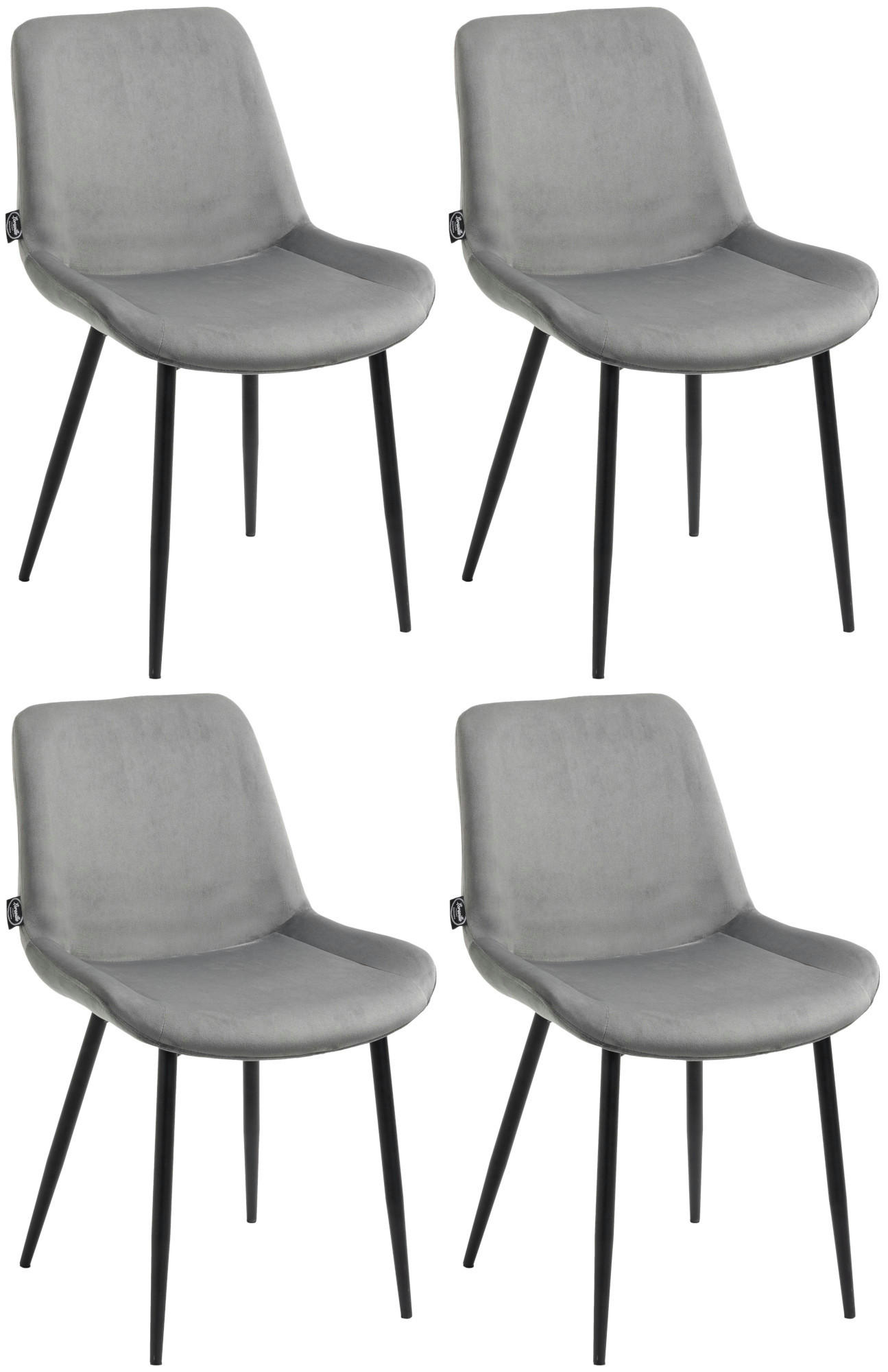 Deluke 4Er Grau 51x80x60 cm