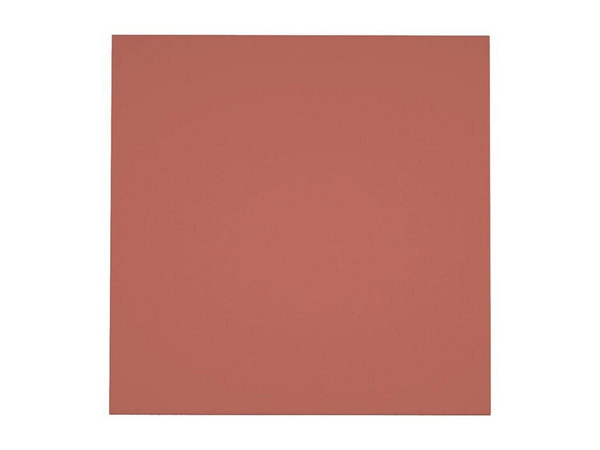 GARTENTISCH quadratisch - L. 120 cm - Metall - Terracotta - MIRMANDE von MYLIA - Braun, Metall (120/120/75cm) - Vente-Unique