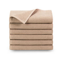 HANDTÜCHER, 6er-Set, 50x100 cm, 100% Baumwolle, Beige - Beige, Textil (50/100cm) - Zollner