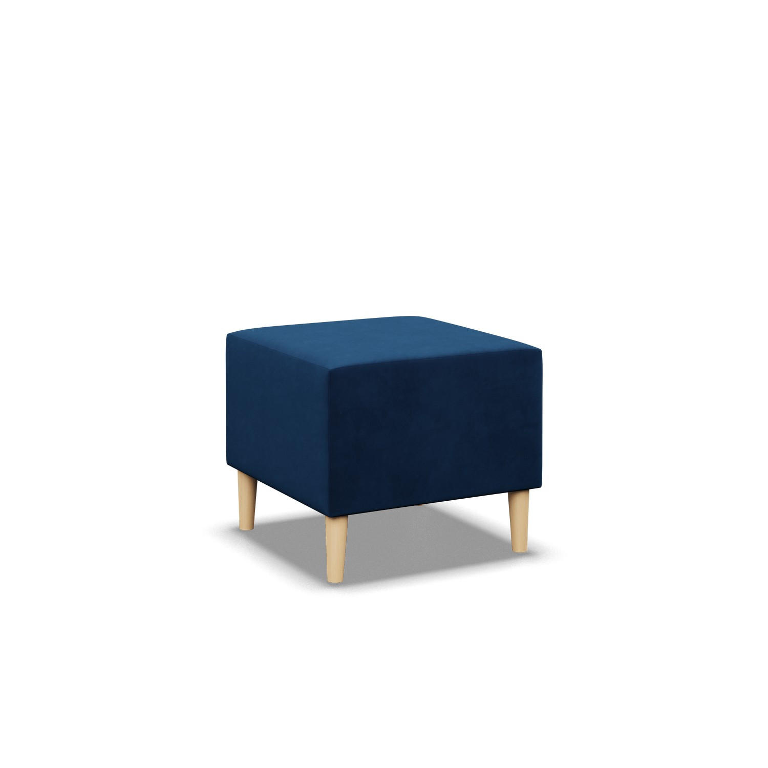 XXXLutz Sitzpouf Dunkelblau 51x40x51 cm