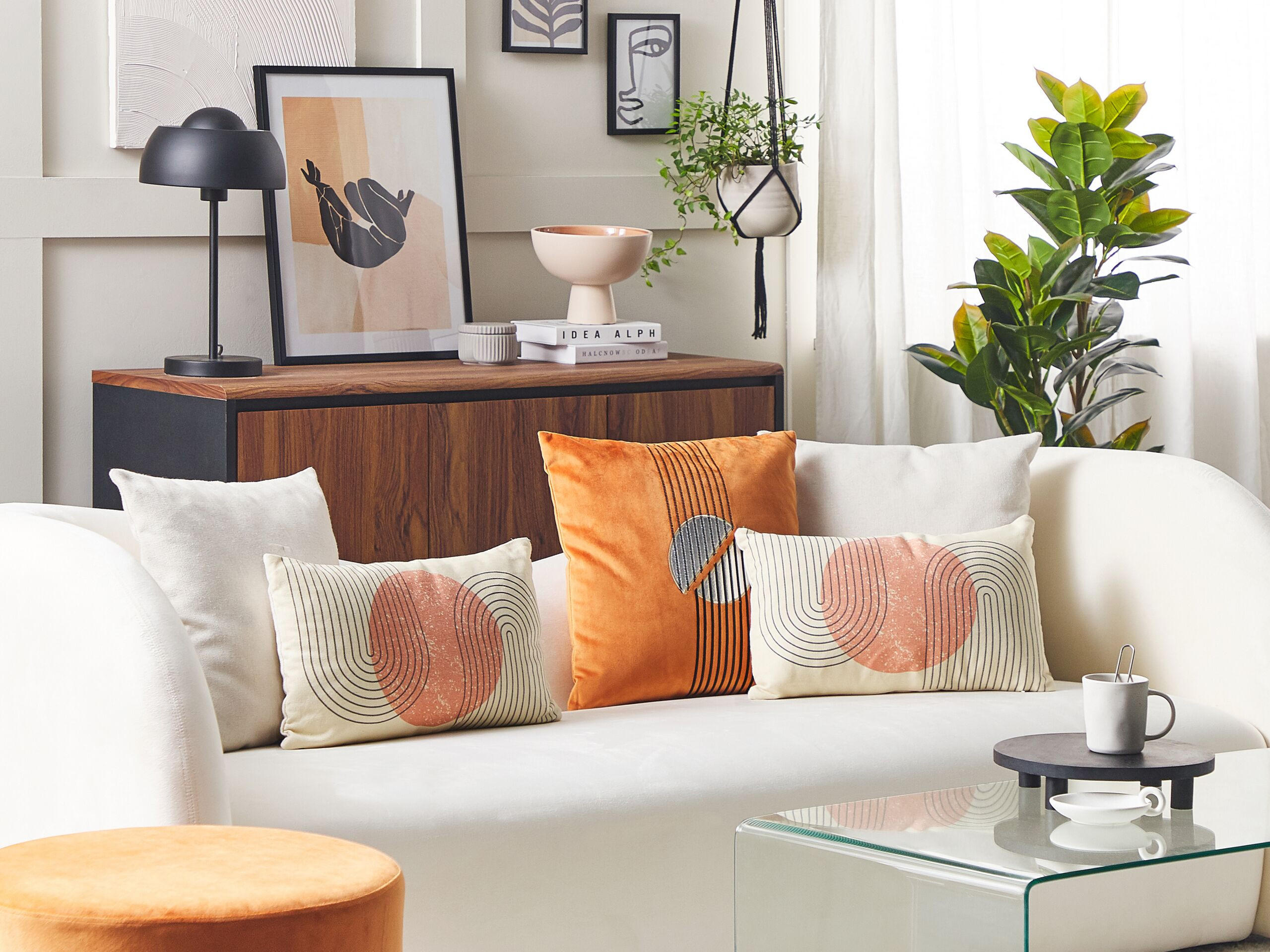 Thumbnail - Beliani Dekokissen, Mehrfarbig, Textil, 30x50 cm, Wohntextilien, Kissen, Dekokissen