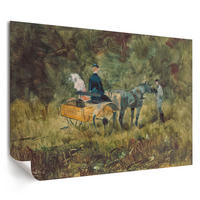 POSTER - 84x59 cm (A1) - Henri de Toulouse-Lautrec - Fangen - Grün, Textil (84/59.4/0.1cm) - TULUP