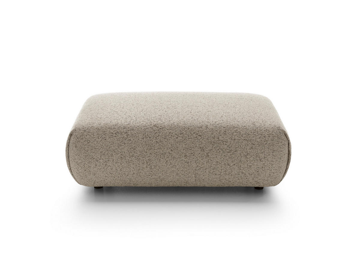 MASSENO Sitzhocker ZEST, Modern Polsterhocker, Fußhocker Beige - Beige, Holzwerkstoff/Kunststoff (70/42/113cm) - MASSENO