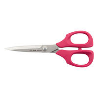 ALLROUNDSCHERE V5000 Pink Edition mit Schutzkappe, 16.5 cm - Pink, Metall (23/10/2cm) - Kai Messer