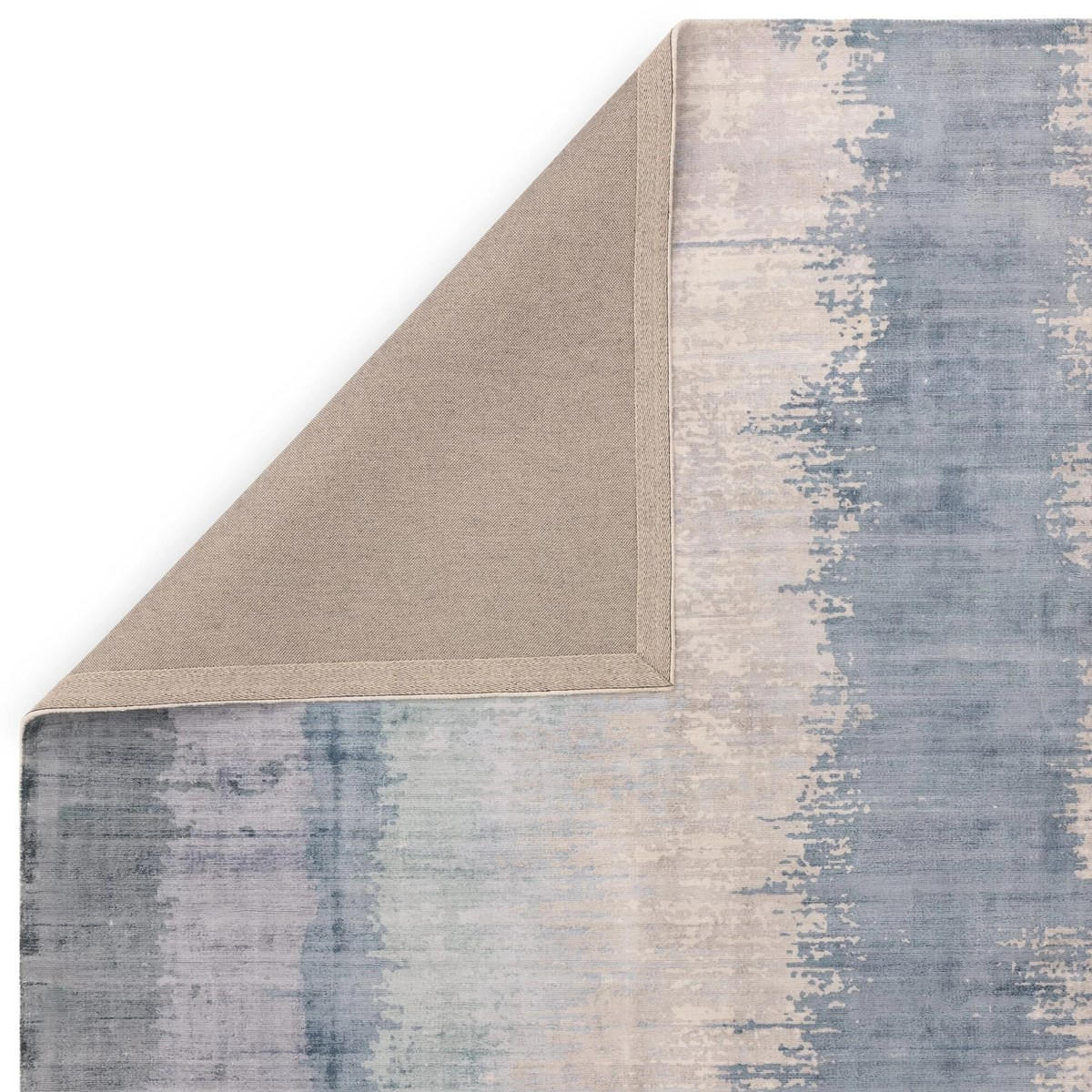 TEPPICH Moderner, handgewebter für Wohn- und Schlafzimmer GINO Blau 160 x 230 cm - Blau, Textil (160/230cm) - Novatrend