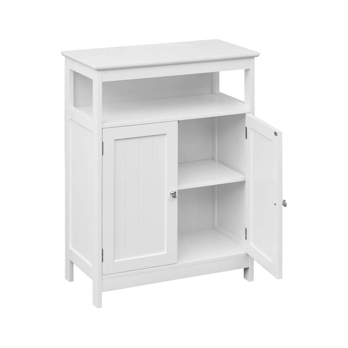 BADEZIMMERSCHRANK Weiß 30/60/80 cm - Weiß, Holzwerkstoff (30/80/60cm) - Mobili Rebecca