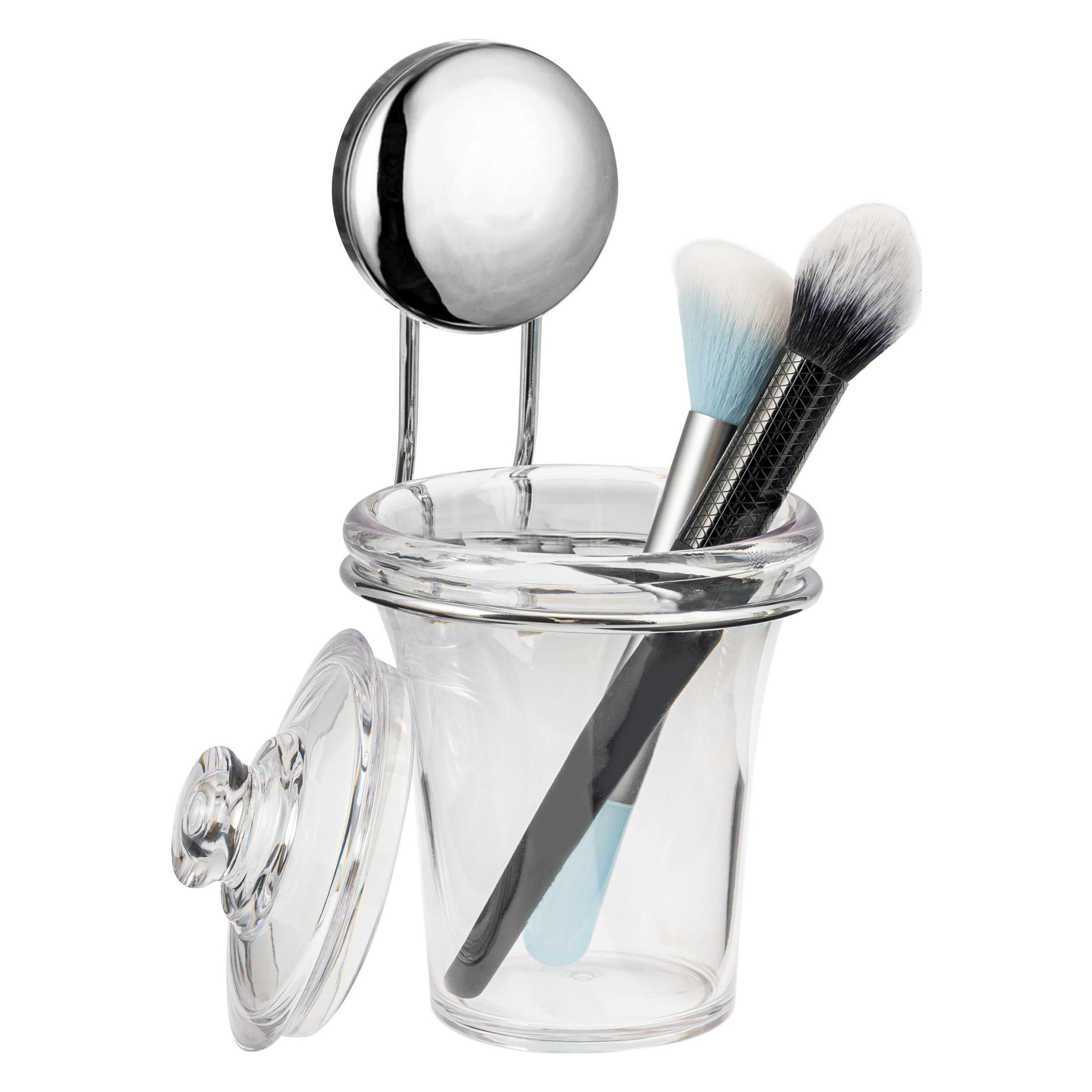 WATTESTÄBCHENHALTER MOON-LOC, transparent - Edelstahlfarben, Kunststoff (89/117/89cm) - bremermann