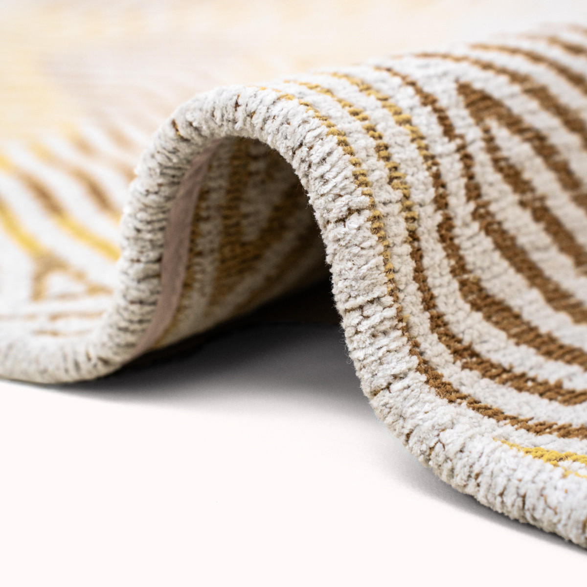 TEPPICH Yellow Hippy Coral 170/240 cm - Gelb, Textil (170/240cm) - Louis De Poortere