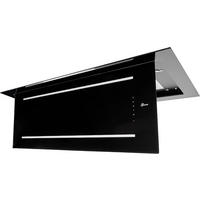 DUNSTABZUGSHAUBE GCH C 341 120 BL 120 cm Schwarz - Schwarz, Glas (120/10/60cm) - Gurari