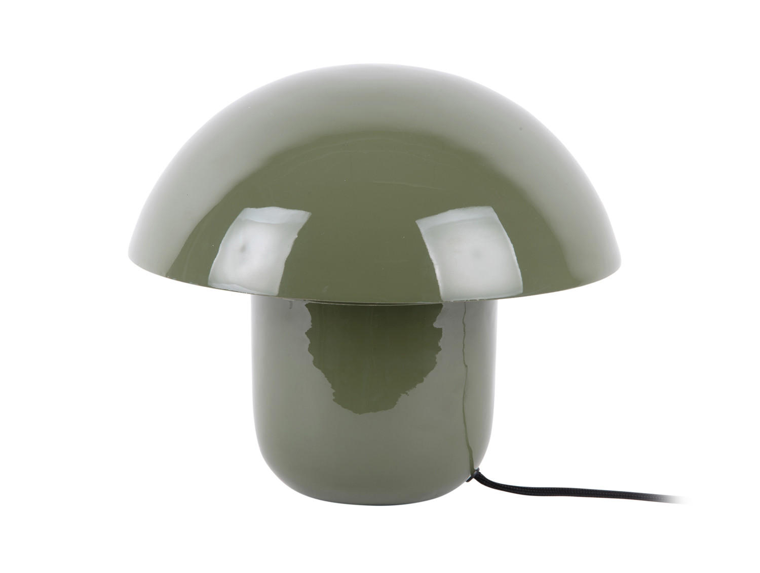 TISCHLAMPE Fat Mushroom 29/29/25 cm - Grün, Metall (29/29/25cm) - Leitmotiv