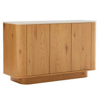 SIDEBOARD, helles Holz - Beige, Holz (120/75/40cm) - Oviala