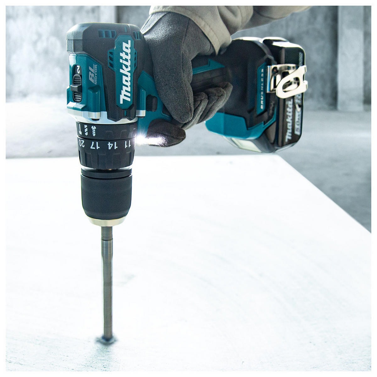 AKKU-SCHLAGBOHRSCHRAUBER DHP487Z, 18 V, solo - Multicolor, Kunststoff (225/95/185cm) - Makita