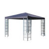 RANKPAVILLON 3x3m Anthrazit - Grau, Metall (300/256/300cm) - QUICK STAR