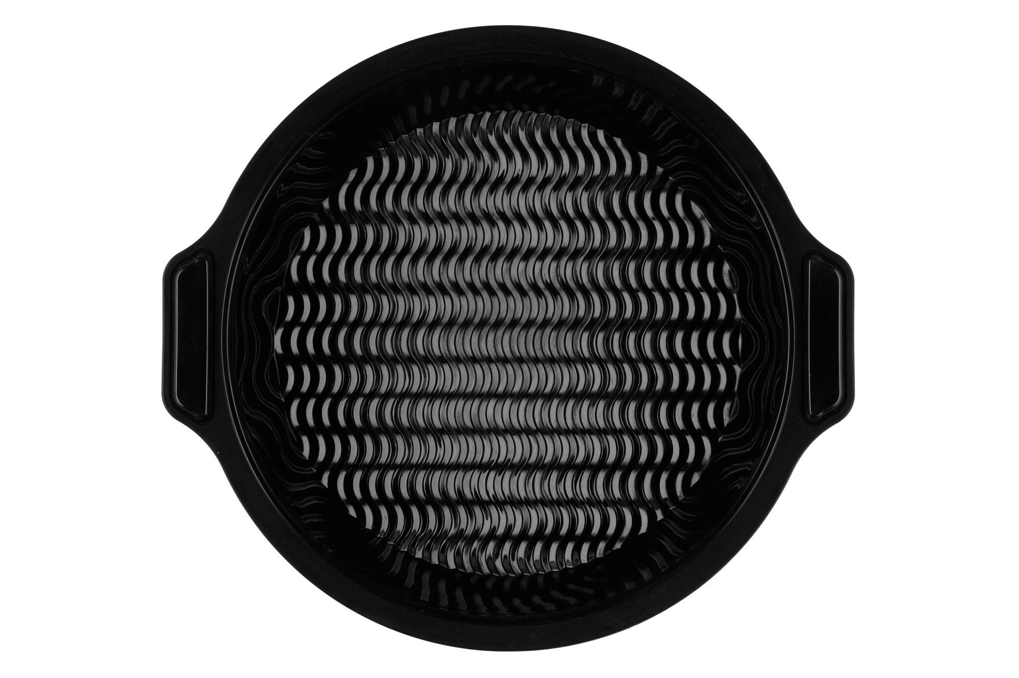 KUCHENFORM Silikon Ø 26 cm - Schwarz, Kunststoff (29/5/26cm)