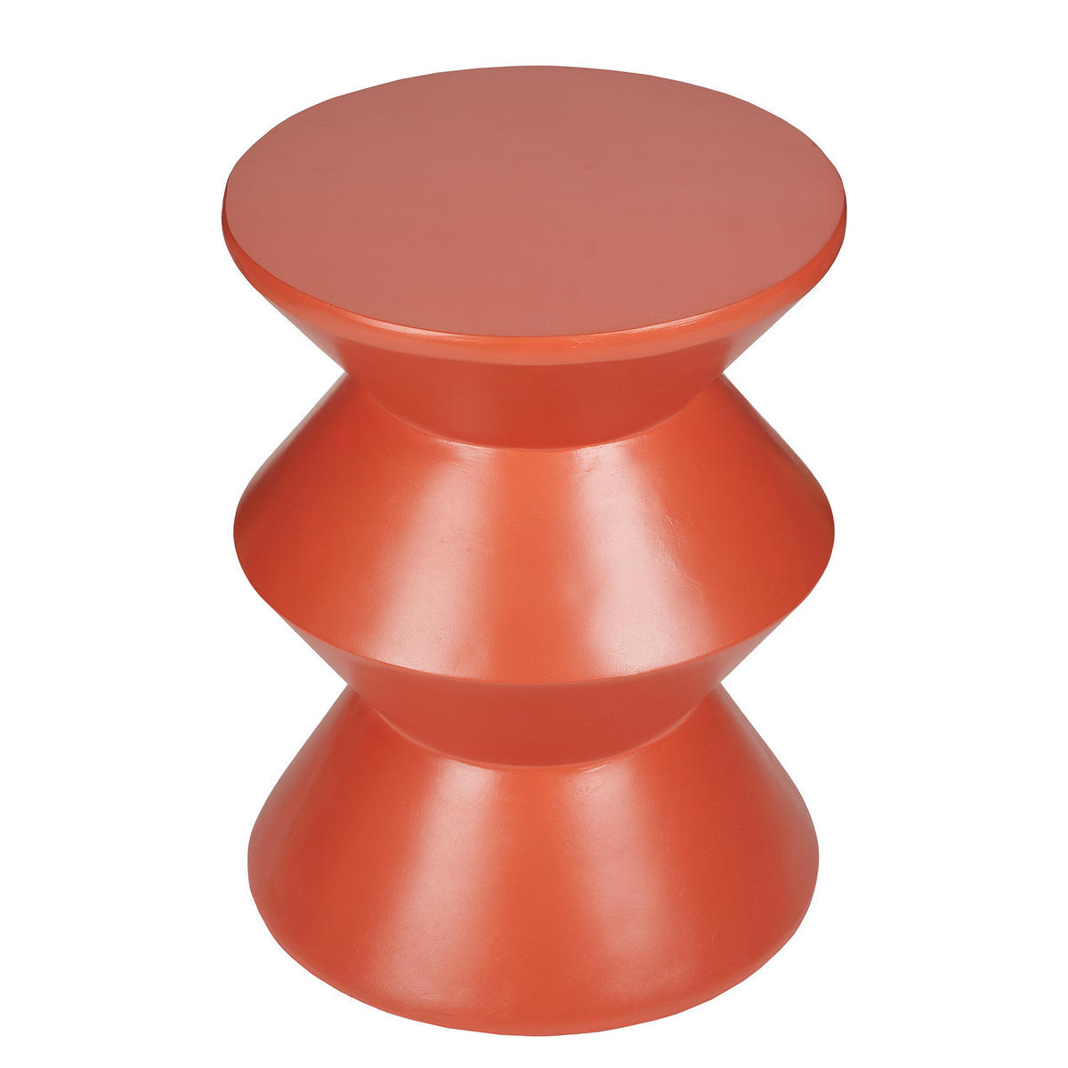 BEISTELLTISCH Pieces - Rot, Keramik (35/35/46cm) - Butlers