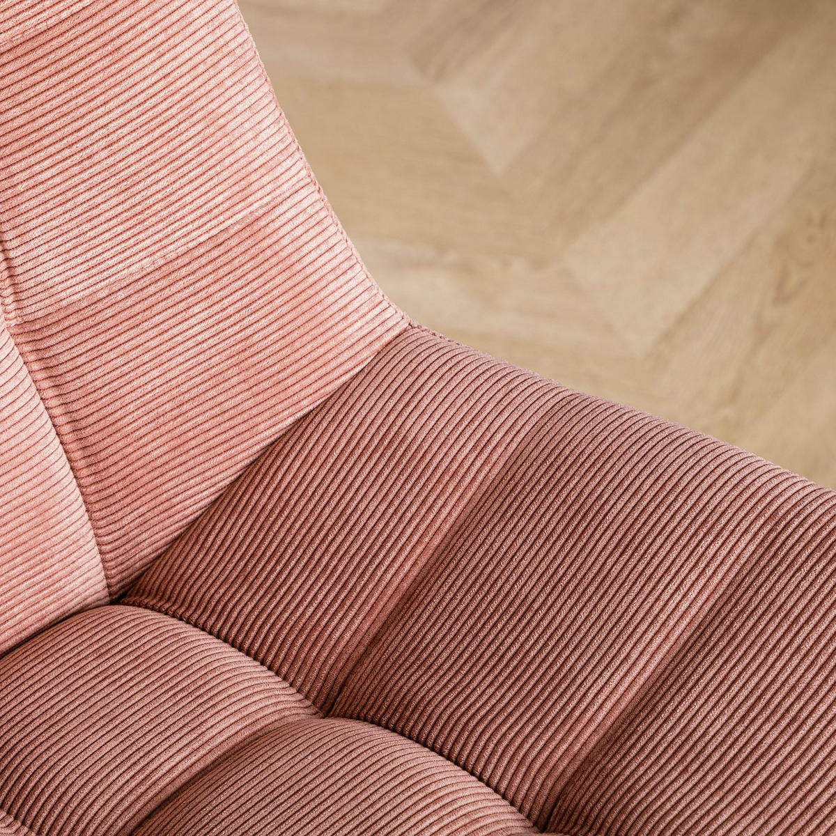 DREHSTUHL VASILO - Rosa, Textil (54/80/61cm) - IDIMEX