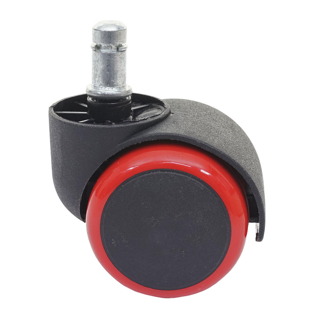 HARTBODENROLLEN 5ER SET Schwarz, Rot 5er-Set - Rot/Schwarz, Metall (1/1/1cm) - MCW