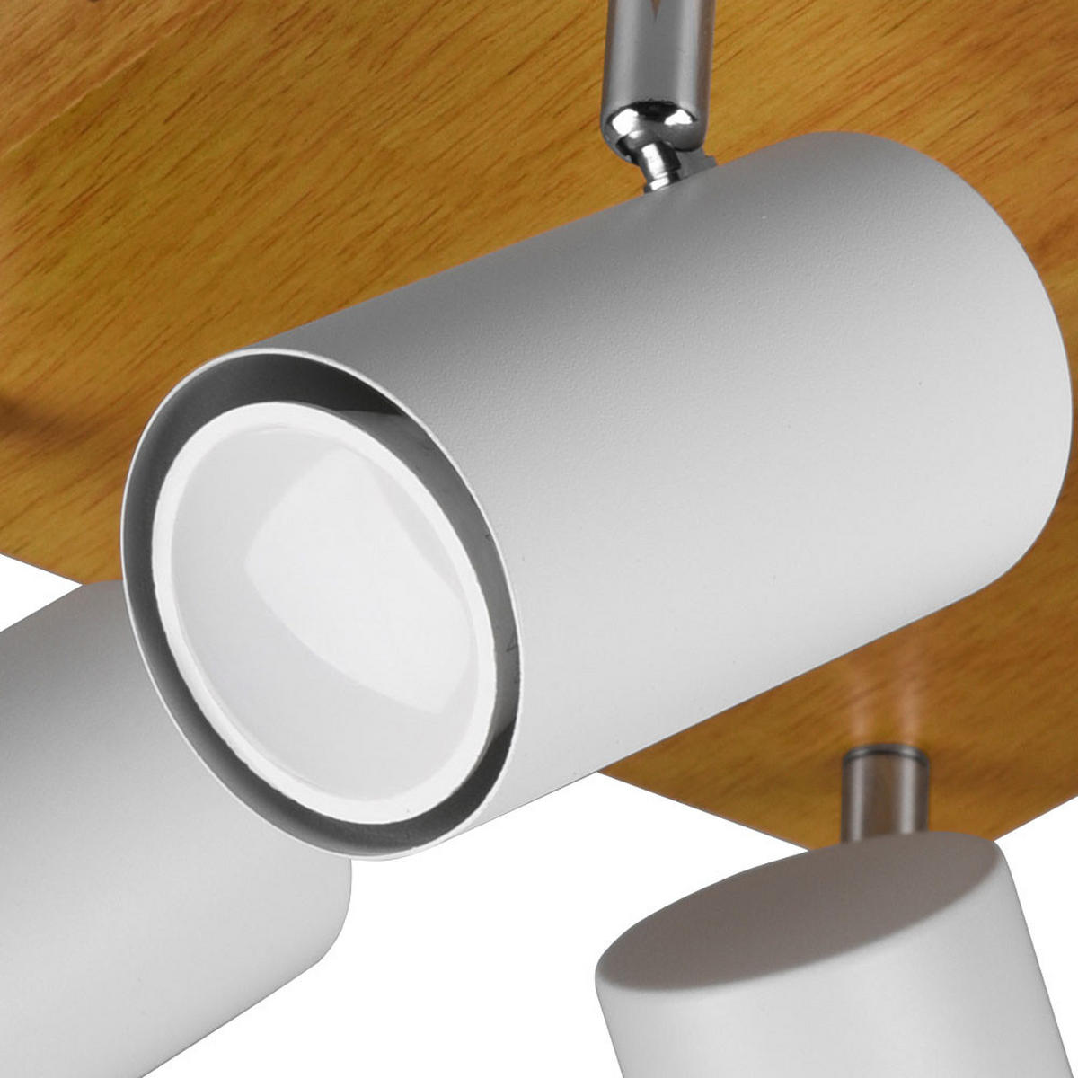 DECKENLEUCHTE Marley Holz Braun - Braun, Holz (22/22/16cm)