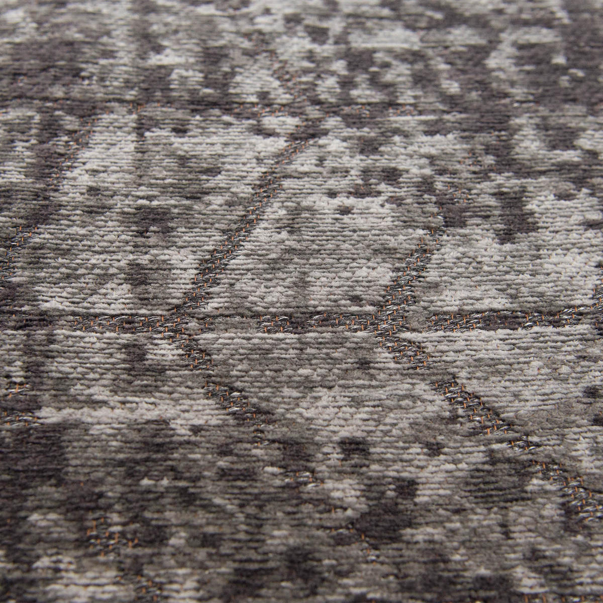 TEPPICH Flachgewebe BRONX Schwarz 80 x 150 cm - Schwarz, Textil (80/150cm) - Novatrend