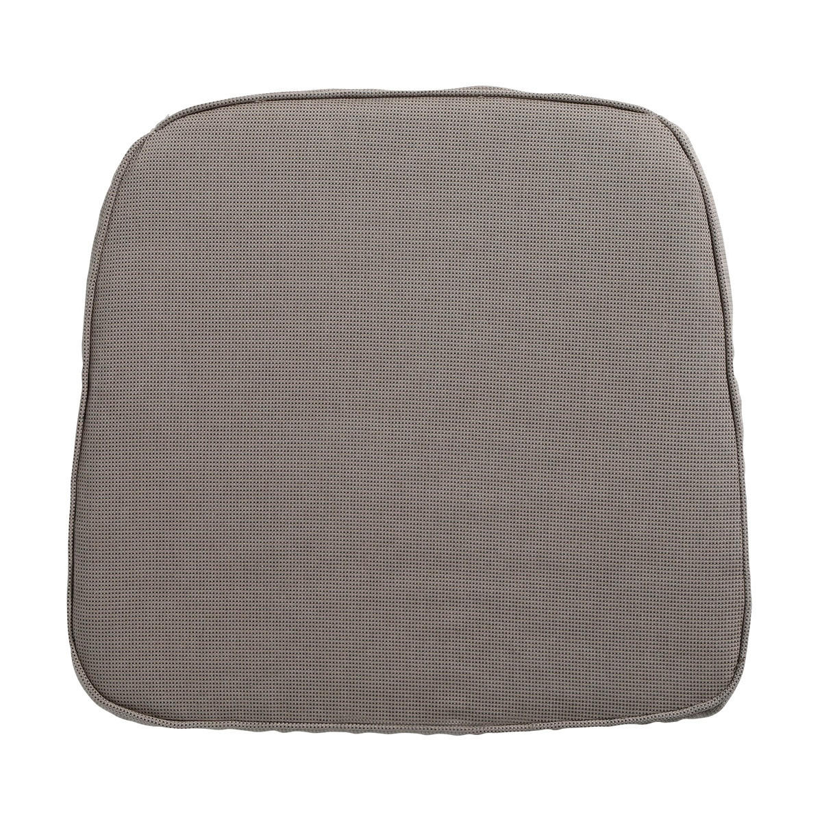 SITZKISSEN Rippe 48/48 cm 4er-Set - Braun, Textil (48/5/48cm) - Madison